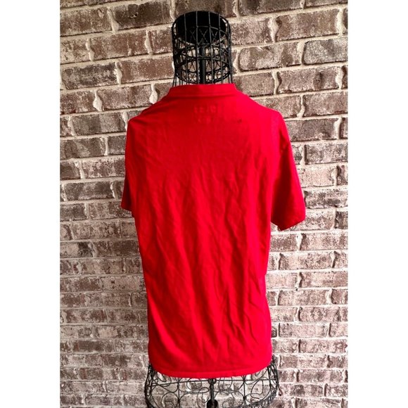 Vintage Champion Georgia Bulldogs T Shirt Large Red Short Sleeves Embroi… - Picture 9 of 12